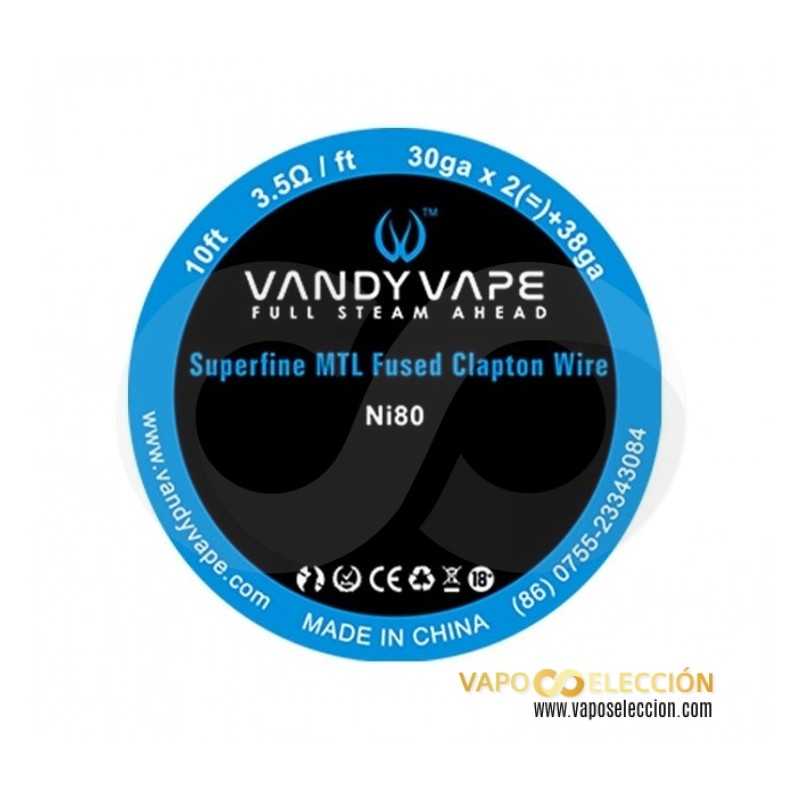 VANDY VAPE SUPERFINE MTL FUSED CLAPTON NI80
