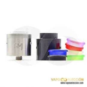 SION RDA BLACK & STAINLESS | GM MODS & QP DESIGN | * PRODUCT WITHOUT NICOTINE * |