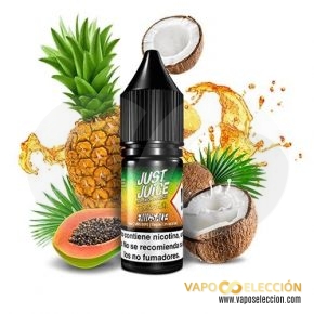 Papaya-Ananas- und Kokosnuss-Nikotinsalze just juice Iconic