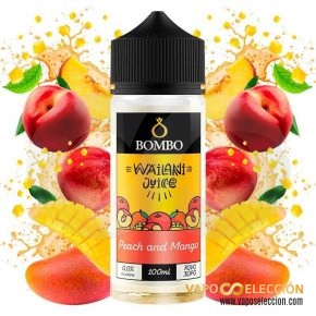 liquido wailani peach mango 100ml bombo