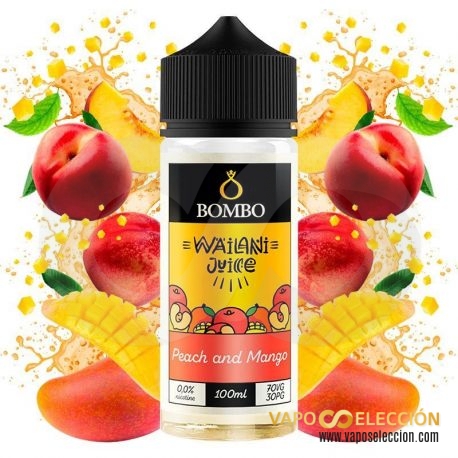 liquido wailani peach mango 100ml bombo